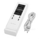 מטען חכם 4 יציאות USB + 2 שקעים אוניברסלים