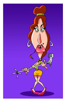 קריקטורה איימי ויינהאוס
