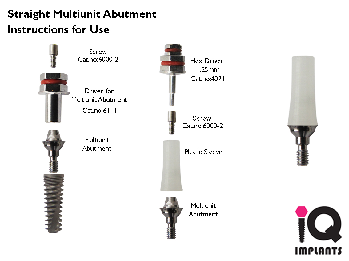 IQ Implants Multiunit Abutments