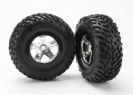 זוג צמיגים מקוריים TRAXXAS SLASH