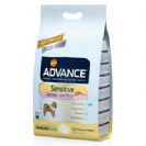 e & Salmon Sensitive Advance כלב בוגר סנסטיב סלמון ואורז שק במשקל 12 ק"ג