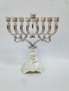 חנוכייה ניקל 28 סמ'