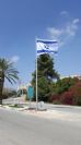 תורן פלדה קוני בגובה 10 מטר, התקנה בכניסה המזרחית למגדל העמק