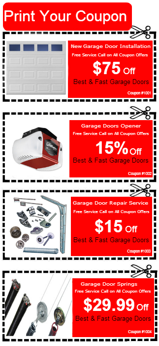 garage coupons printable