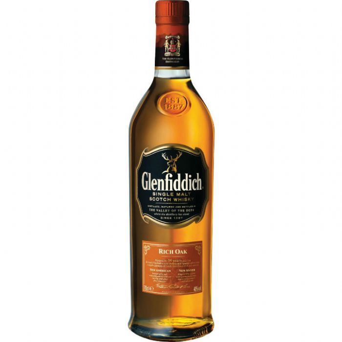 וויסקי גלנפידיך 14 ריץ' אוק Glenfiddich Whisky Rich Oak תמונה של וויסקי גלנפידיך 14 ריץ' אוק Glenfiddich Whisky Rich Oak