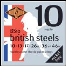 מיתרים לחשמלית 0.10 רוטוסונד ROTOSOUND BRITISH STEEL BS10