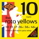 סט מיתרים לחשמלית ניקל 0.10 רוטוסונד ROTOSOUND R10