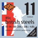 סט מיתרים לחשמלית 0.11 רוטוסונד ROTOSOUND BRITISH STEEL BS11