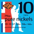 סט מיתרים לחשמלית רוטוסונד ROTOSOUND PURE NICKEL PN10