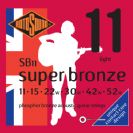 סט מיתרים 0.11 לאקוסטית רוטוסונד ROTOSOUND SUPER BRONZE SB11