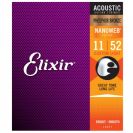סט מיתרים אליקסיר לאקוסטית 0.11 ELEXIR NANO PHOS BRONZ