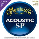 סט מיתרים 0.11 לאקוסטית מרטין MARTIN MSP3050