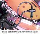 מיקרופון קונדנסר אינסטרומנטלי שור SHURE Beta98D/S
