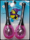 זוג ביצי מרקס פאור ביט שקוף עם ידית POWER BEAT EGG-33/C