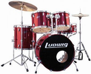 מערכת תופים פיושיין + כסא לודוויג LUDWIG LC115WR