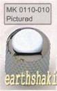 2 כפתורי אול פרטס מתכת שחורים ALL PARTS MK 0110-003