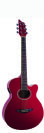 גיטרה אקוסטית מוגברת אדומה OMEGA FG-262CE-MRD C.W