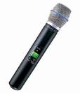 משדר יד עם מיקרופון Beta87A קונדנסר שור SHURE SLX2/Beta87A