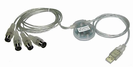 מתאם מידי / יו אס בי איקון ICON Midi Port 2