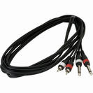 כבל כפול 3מ’ וורוויק WARWICK RCL20934 D4 2PL 2RCA