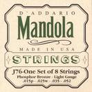 סט מיתרים למנדולינה דדריו D’ADDARIO J76