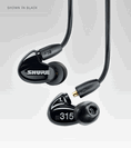 אוזניות שור SHURE SE315
