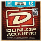 סט מיתרים 0.12 דאנלופ לגיטרה אקוסטית DUNLOP DAB1254