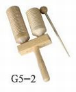 גביע עץ כפול עם מקוש סנרייז SUNRISE G5-2