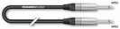 כבל גיטרה 3 מטר פלגים סומר SOMMER TR10-0300-SW Neutrik