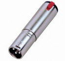 מתאם XLR זכר PL נקבה ננעל רייסאונד RAYSOUND CAX3FJ3F-P