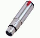 מתאם XLR נקבה PL נקבה ננעל רייסאונד RAYSOUND CAX3FJ3F-P