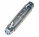 מתאם מנקבה XLR לנקבה רייסאונד RAYSOUND CAX3FF XLR