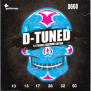 סט מיתרים גאלי לגיטרה חשמלית 0.10-0.60 GALLI D-666 D-TUNE