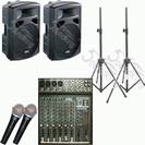 מערכת הגברה סאונדקינג SoundKing 210X2-SET