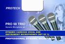 סט 3 מיק' כללי במארז פרוטק PROTECH PRO-58 TRIO