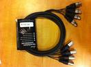 מולטיכבל רייסאונד 3 מ' 4 ערוצים RAYSOUND MPC-D04-3M XLR