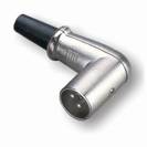 מחבר XLR m זווית רוקסטון ROXTONE RX035M