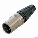 מחבר XLR m דלוקס רוקסטון ROXTONE RX3M-NT