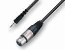 כבל אורך 3מ. רוקסטון ROXTONE YCC025L3 PL 3.5 - XLR f