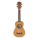 יוקללה סופרן מוגברת + נרתיק LEHO LHS-CF-TB Solid Cedar Top