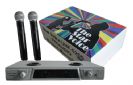 סט מיקרופון אלחוטי כפול נטען Professional Audio STAR VOICE UHF-5200
