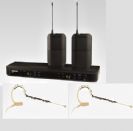 מערכת BLX אלחוטית כפולה שור SHURE BLX188E/MX53
