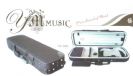 ארגז מרובע לכינור 4/4 עם מד לחות SMART VC-900B BLACK/RED