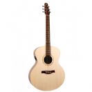 גיטרה אקוסטית מוגברת SEAGULL Excursion Walnut Mini Jumbo SG EQ