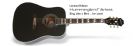 גיטרה אקוסטית אפיפון Epiphone ebony Hummingbird-Artist