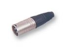 מחבר נויטריק NEUTRIK NC3MX CONNECTOR, XLR, PLUG, FREE, 3WAY
