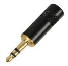 מחבר נויטריק NEUTRIK NYS231BG PLUG, 3.5MM JACK, STRAIGHT, GOLD