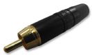 מחבר נויטריק NEUTRIK NYS373-0 PLUG, PHONO, BLACK