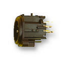 מחבר נויטריק NEUTRIK NC3MAV PLUG, XLR, PANEL, VERTICAL/PCB, 3POLE