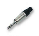 מחבר נויטריק NEUTRIK NP3C PLUG, 1/4" JACK, 3POLE